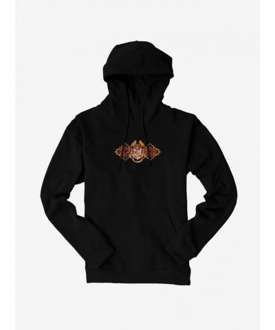 Harry Potter Hogwarts Shield Red Gold Men's Hoodie