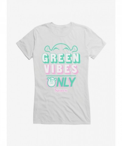 Shrek Green Vibes Junior T-Shirt - Black for Girls