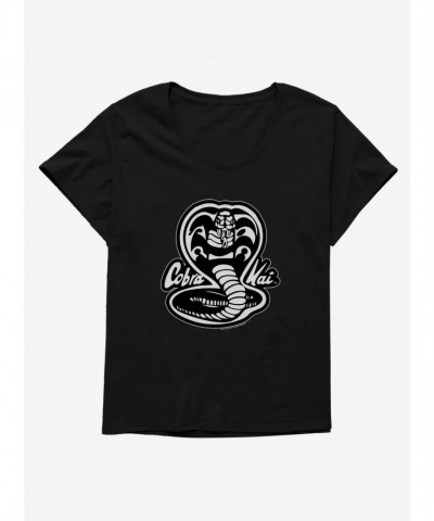 Cobra Kai Classic Logo Comfortable Plus Size Tee for Girls