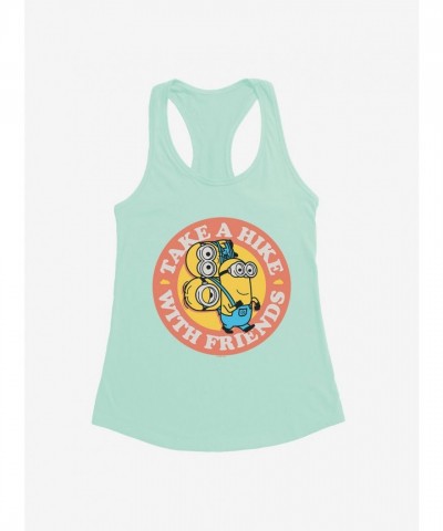 Minions Adventure Girls Tank Top - Junior Sizes, Green