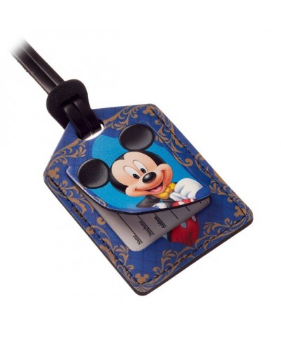 Mickey Mouse Personalized Leather Luggage Tag