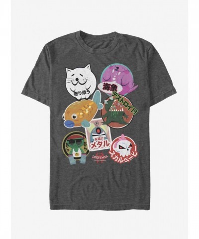 Marvel Peni Parker Spider-Verse Graphic T-Shirt - Charcoal Heather