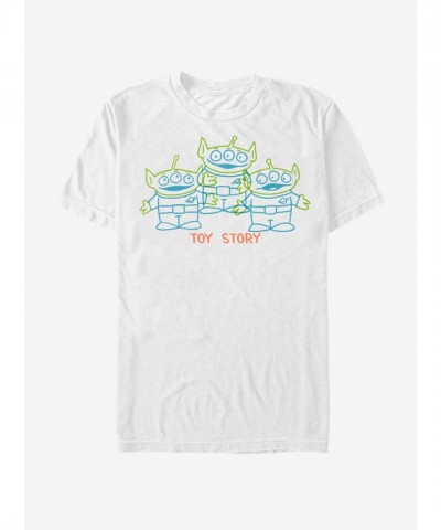 Disney Pixar Toy Story White Scribble T-Shirt for Men