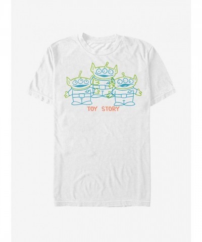Disney Pixar Toy Story White Scribble T-Shirt for Men