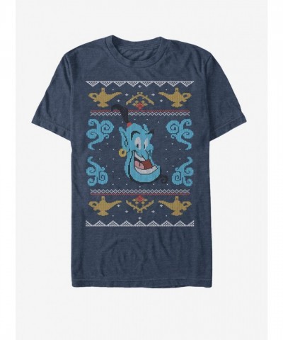 Disney Ugly Genie Aladdin T-Shirt - Men's Blue