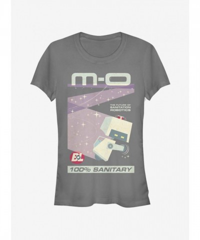 Disney Pixar Wall-E Mo Cartoon Girls T-Shirt - Grey