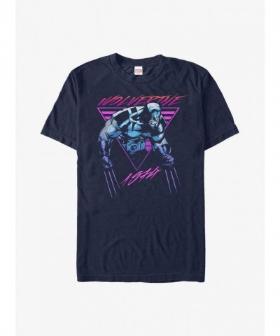 Marvel Logan Neon T-Shirt for Men - Blue, Lightweight Comfort