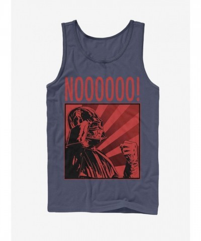 Star Wars Darth Vader Nooo Unisex Tank Top - Blue