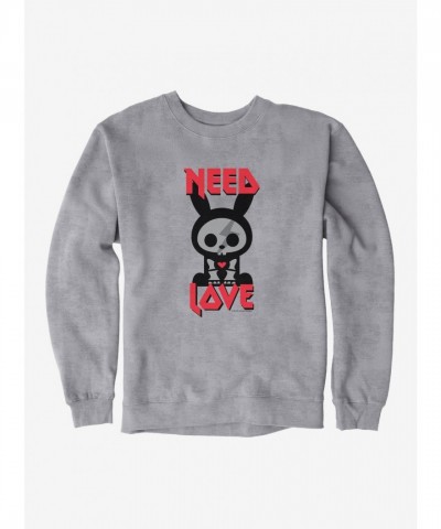 Skelanimals Jack in Love Men's Heavyweight Fleece Sweatshirt