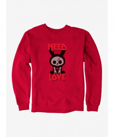 Skelanimals Jack in Love Men's Heavyweight Fleece Sweatshirt