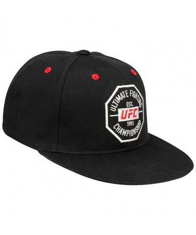 Men's Black UFC Octo Snapback Cap