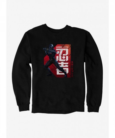 G.I. Joe Snake Eyes Defensive Pose Men's Heavyweight Fleece Sweatshirt