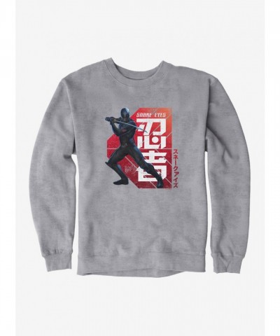 G.I. Joe Snake Eyes Defensive Pose Men's Heavyweight Fleece Sweatshirt