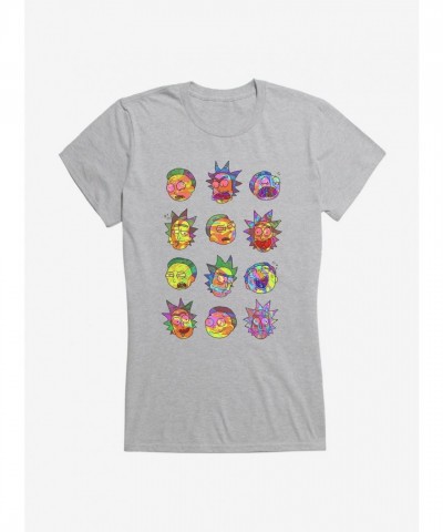 Rick and Morty Vibrant Cartoon Graphic Tee for Girls
