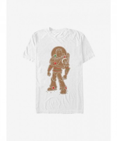 Disney Pixar Toy Story Holiday Buzz Lightyear T-Shirt - White Men's