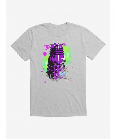 Doctor Who Dalek Neon Art Lightweight Cotton T-Shirt for Men