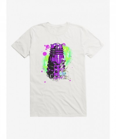 Doctor Who Dalek Neon Art Lightweight Cotton T-Shirt for Men