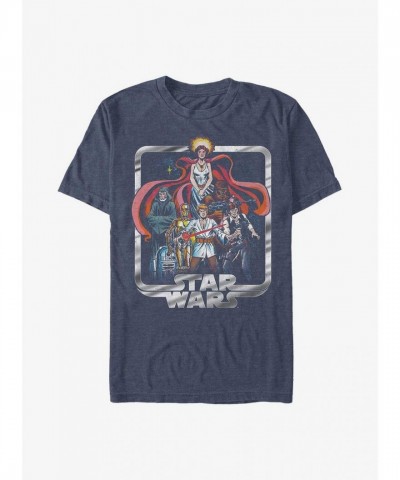 Star Wars Universe Forces T-Shirt - Blue Men's Size