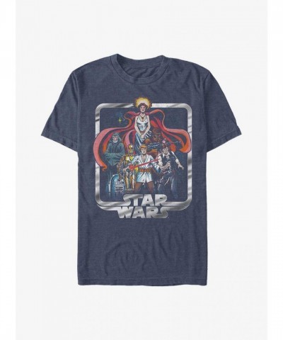 Star Wars Universe Forces T-Shirt - Blue Men's Size
