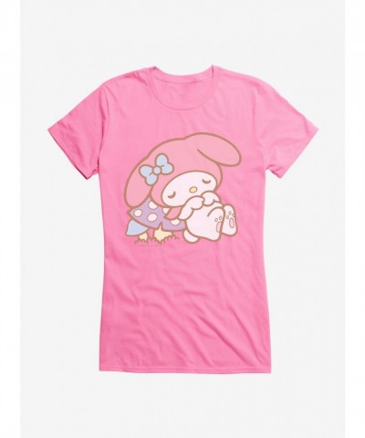 My Melody Napping Girls Lightweight Tee
