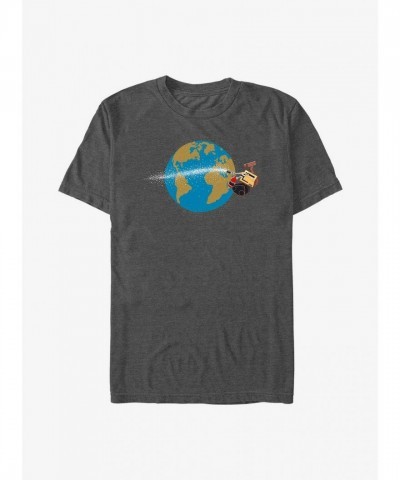 Disney Pixar Wall-E Earth Day Space Fire Extinguisher Unisex T-Shirt - Grey