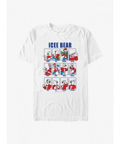 Icee Bear Lightweight Cotton T-Shirt - Men's White