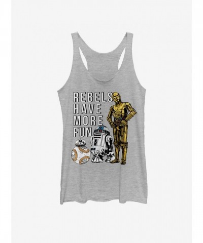 Star Wars Grey Fun Tank Top for Girls