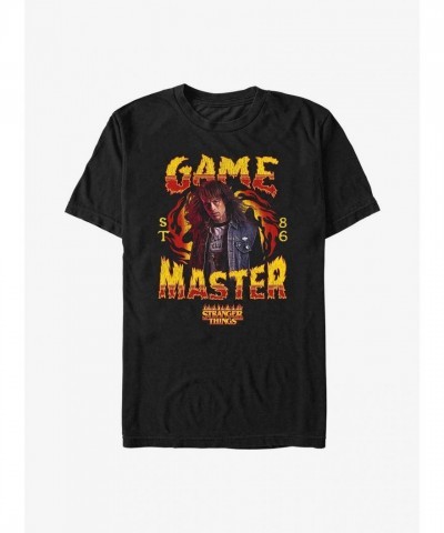 Stranger Things Eddie Munson Game Master Black T-Shirt - Unisex