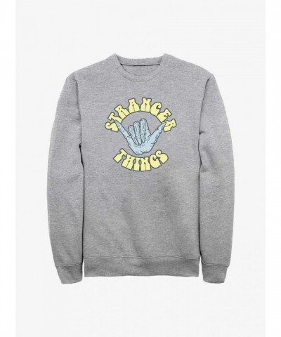 Stranger Things Grey Rad Sweatshirt for Men
