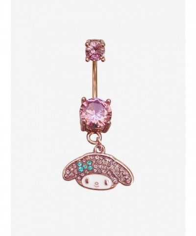 My Melody Bling Navel Barbell for Girls - 14G Steel Charm