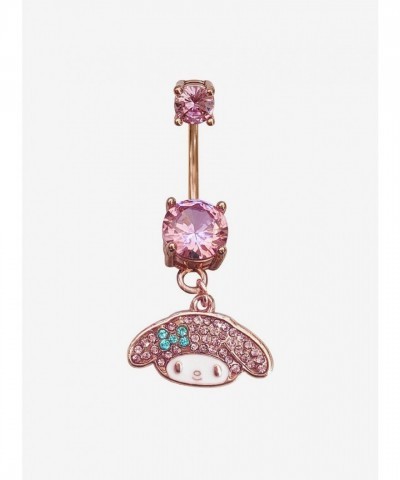 My Melody Bling Navel Barbell for Girls - 14G Steel Charm