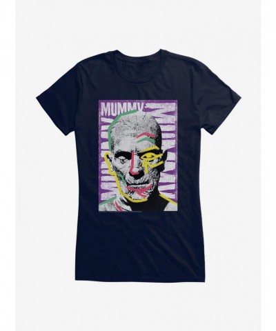 Universal Monsters Mummy Face Paint Lightweight T-Shirt for Girls