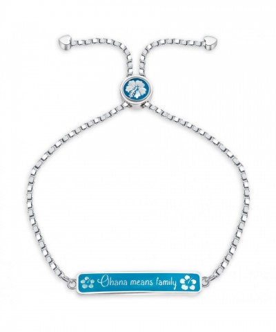 Lilo & Stitch Ohana Silver Tone Bracelet for Women