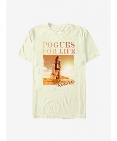 Outer Banks Kiara Pogues "For Life" T-Shirt - Men's Beige