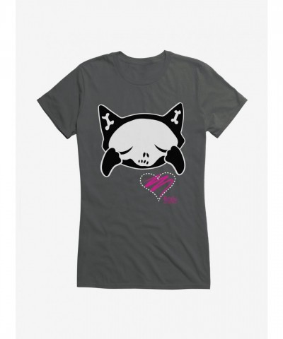 Emily The Strange Mourning Love Lightweight Cotton Girls T-Shirt