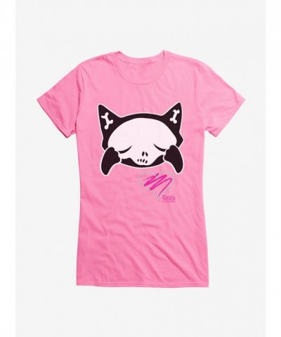 Emily The Strange Mourning Love Lightweight Cotton Girls T-Shirt