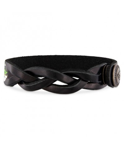 The Leather Treaty Child Bracelet - Star Wars: The Mandalorian - Personalized Aurebesh