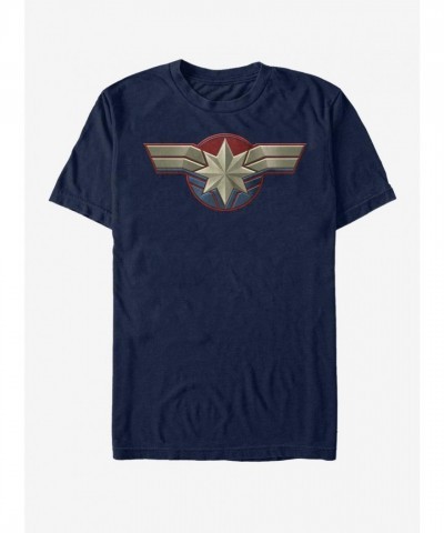 Marvel Captain America's Blue Logo T-Shirt for Men