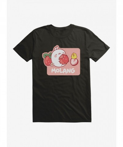 Molang Strawberry Hugs Unisex T-Shirt