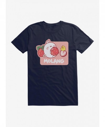 Molang Strawberry Hugs Unisex T-Shirt