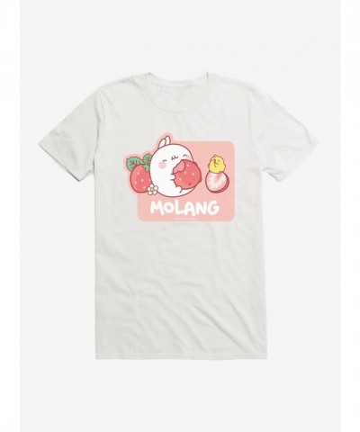 Molang Strawberry Hugs Unisex T-Shirt
