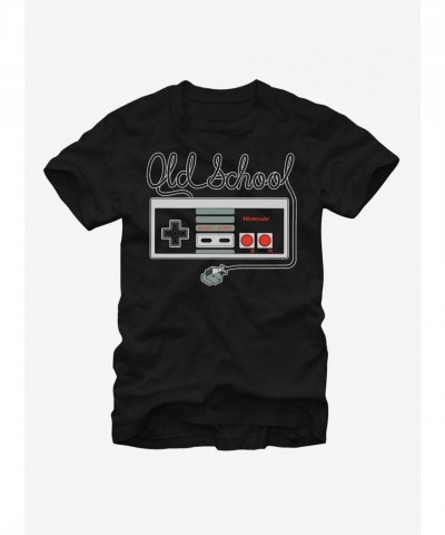 Nintendo Old School NES Controller Black T-Shirt - Unisex