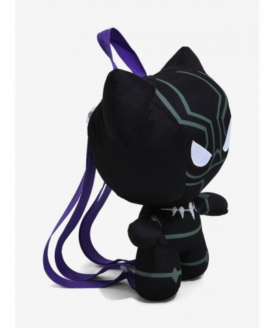 Black Panther Themed Mini Plush Backpack for Fans