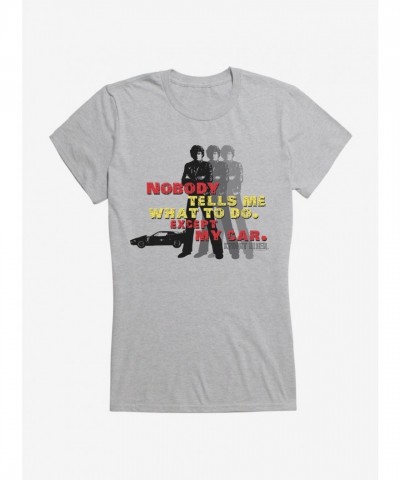 Knight Rider Inspired Nobody Tells Me What To Do Girls T-Shirt