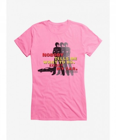 Knight Rider Inspired Nobody Tells Me What To Do Girls T-Shirt