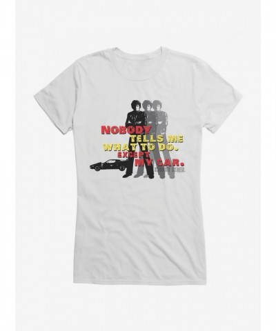 Knight Rider Inspired Nobody Tells Me What To Do Girls T-Shirt