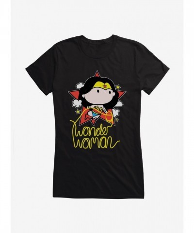 Chibi Wonder Woman Lasso T-Shirt for Girls