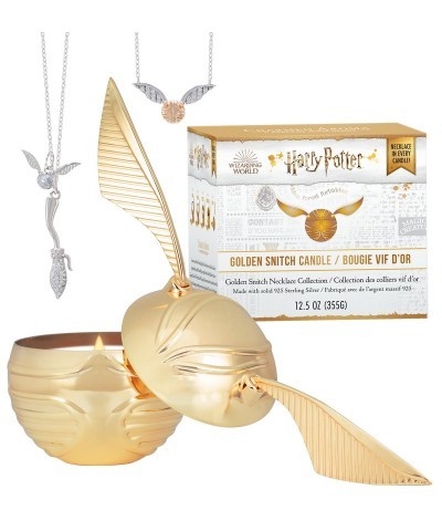 Charmed Aroma Jewelry Candle: Unveil a Golden Snitch Necklace