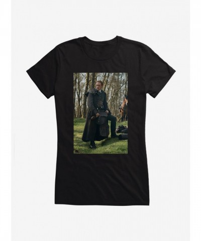 Outlander Pose Girls Junior T-Shirt