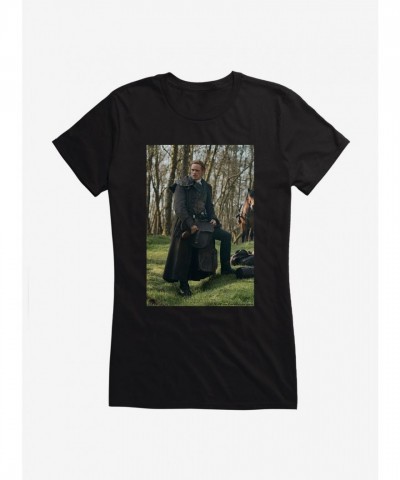 Outlander Pose Girls Junior T-Shirt